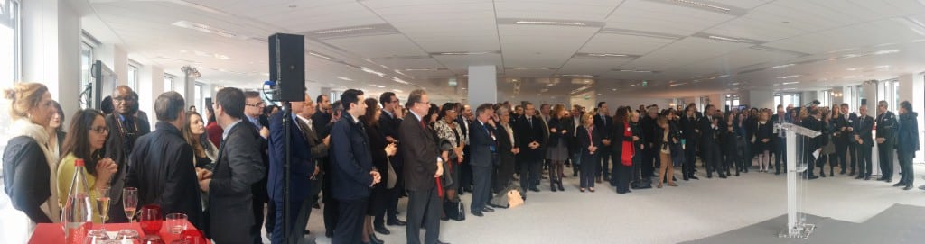 Environ 300 invités présents pour l'inauguration d'Eco Campus